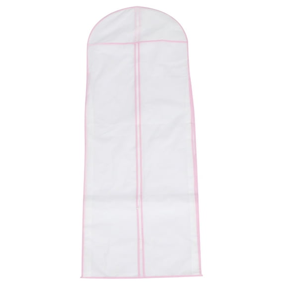 LABSERRON Evening Gown Garment Bag Nonwoven Pink 1Pc 58.3X23.6X0.4In