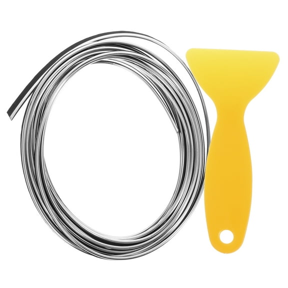 Troglfold car strip Car Decorative Trim Door Panel Dashboard Strip Vehicle Interior Molding Trim Gaps Strip 5 Meter,196.85"X0.24"X0.12"