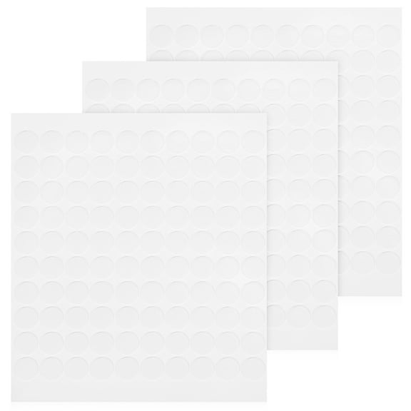 Troglfold dot stickers 300 Clear Double Sided Adhesive Dots Tape Stickers for Wall Hanging Pictures,5.12"X4.53"X0.04"