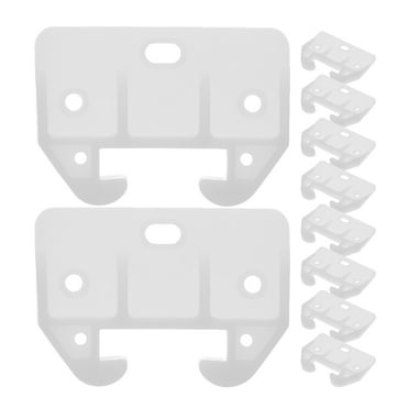 Troglfold drawer stops 10Pcs Drawer Stops Drawer Guides Plastic Drawer Guides Plastic Drawer Slides Drawer Stoppers for Dresser,2.28"X1.61"X0.39"