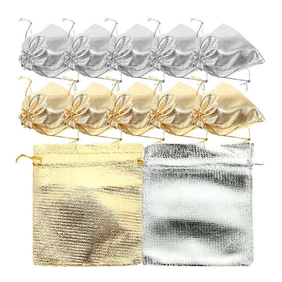 Troglfold drawstring bag 20Pcs Cloth Drawstring Bags Jewelry Favor Bags Packaging Gift Bags Party Favor Bags,6.3"X4.33"X0.04"