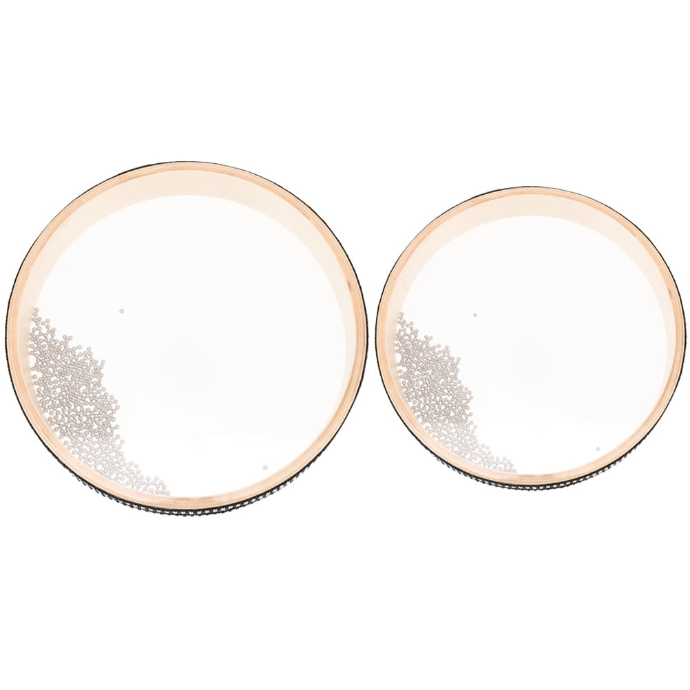 Ocean Drum 20,3 Cm Con Sfere Acciaio - Tamburo Per Suoni Marini Per Adulti E Bambini - Foto 4