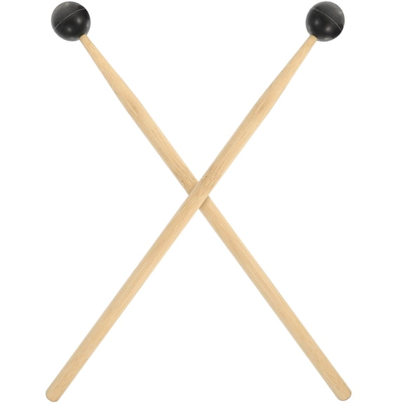 Troglfold drum stick 2Pcs Tongue Drum Mallet Stage Drumsticks Music Instrument Drumsticks Percussion Drum Tool,12.6"X0.87"X0.39"