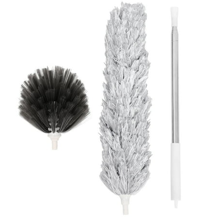 Troglfold dusting brush Spider Web Brush with Extension Pole - Microfiber Ceiling Duster,96.46"X2.76"X2.76"