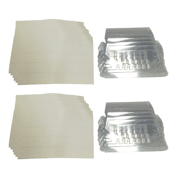 Troglfold file folder 200Pcs Suspension File Folder Hanging File Holder Paper Wear-resistant Frame Documents Organizer Desktop Office Supplies (Plastic Tags Tag Paper 100Pcs Each)