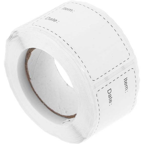 Troglfold food labels Removable Freezer Labels for Food Storage - White,2.36"X2.36"X1.18"