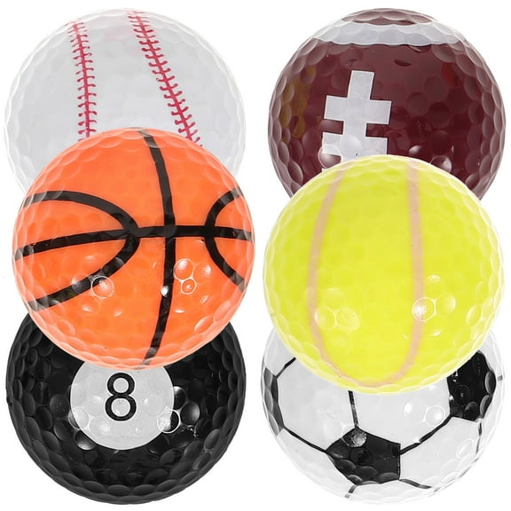 Troglfold golf balls Colorful Golf Balls Set - Fun Gift for Golfers,6.1"X3.94"X1.77"