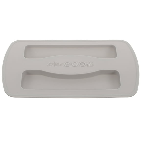 Troglfold kitchen toaster lid Silicone Toaster Cover for 2 Slices - Grey,6.89"X4.13"X0.59"