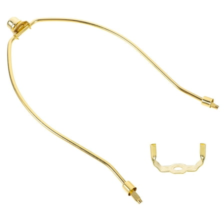 Troglfold lamp shade kit Lamp Harp Lamp Shade Holder Lamp Frame Lamp Repair Part for Table Lamp And Floor Lamp,10"X5.55"X0.79"