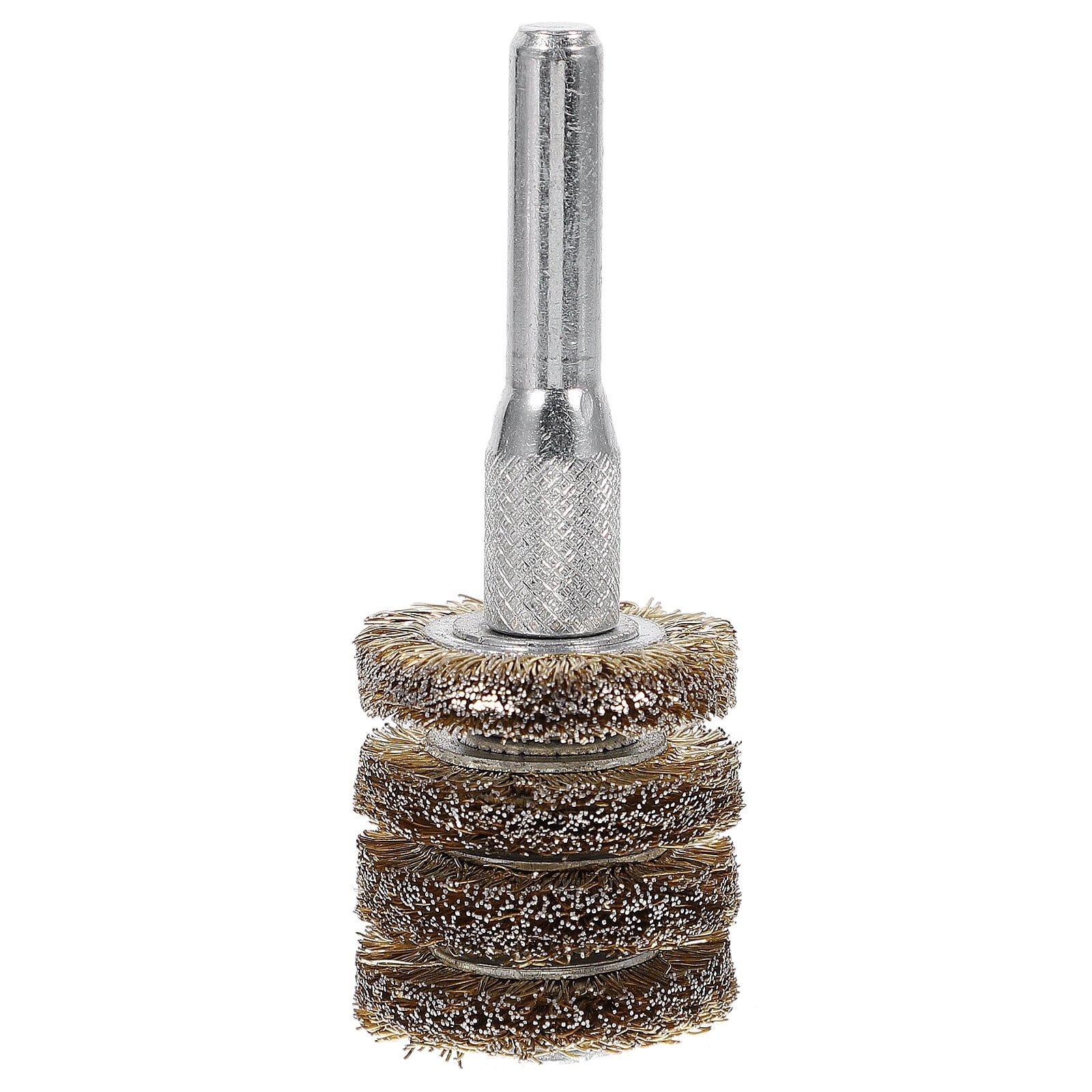View of Troglfold metal brush Drill Wire Brush Wire Wheel 4 Layers Electric ...