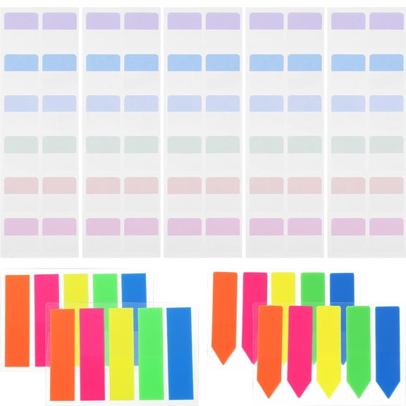 Troglfold notes stickers 640pcs Reading Marking Tabs Sticky Index Tabs Book Note Tabs School Office Supplies,0.98"X0.55"X0.04"