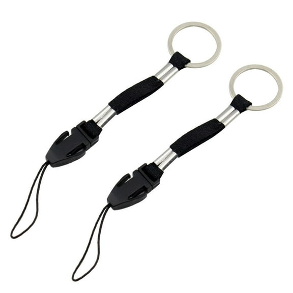 Troglfold nylon lanyards 10pcs Black Nylon Lanyards for USB/Cell Phone/Electronic Devices,6.3"X0.79"X0.2"