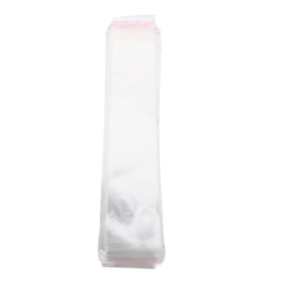 Troglfold opp bags 500 Self-Sealing Clear Treat Bags for Parties & Gifts,9.84"X1.97"X0.04"
