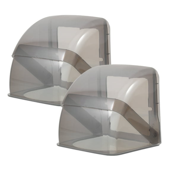 Troglfold outlet covers box 2pcs Exterior Outlet Cover Weatherproof with Outdoor Light Switch Cover and Waterproof Electrical Box Outdoor for RV Exterior Cover,3.86"X3.86"X3.15"