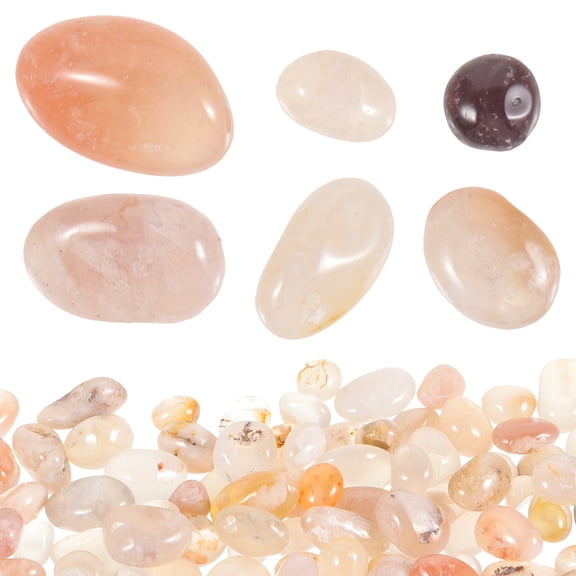 LABSERRON Polished Agate Stones for Plant Pots and Aquarium Safe Decor 1Set