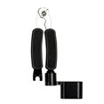 thumbnail image 1 of Troglfold peg winder 3 in 1 Multiple Use Aluminum Alloy Guitar Peg String Winder Guitar String Winder(Black),5.12"X2.17"X0.79", 1 of 10