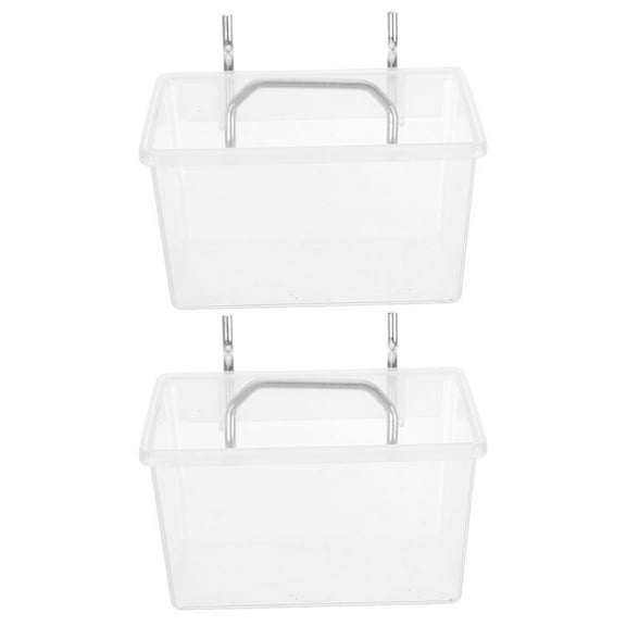 Troglfold pegboard bins 2 Sets of Pegboard Storage Container Pegboard Wall Organizer Craft Organizer Bin with Pegboard Hook,3.66"X3.15"X1.89"