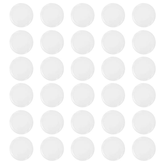 Troglfold poster stickers 30Pcs Transparent Double-Sided Tape Stickers Round Shape No Traces Adhesive,0.98"X0.98"X0.08"