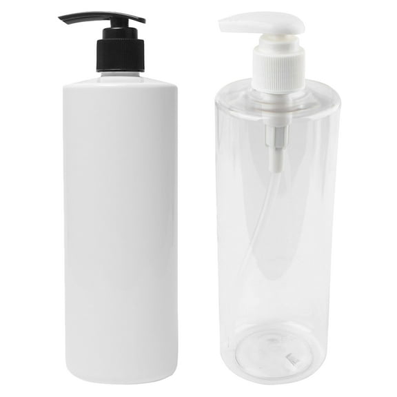 Troglfold shampoo bottle Cabilock 2pcs Reusable Pump Bottles for Shampoo, Lotion, Essential Oil,8.27"X2.36"X2.36"