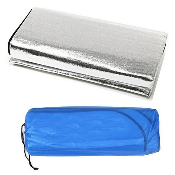 Troglfold sleeping mattress Beach Tent Outdoor Teepee Aluminum Foil Folding Mat,78.74"X78.74"X0.39"