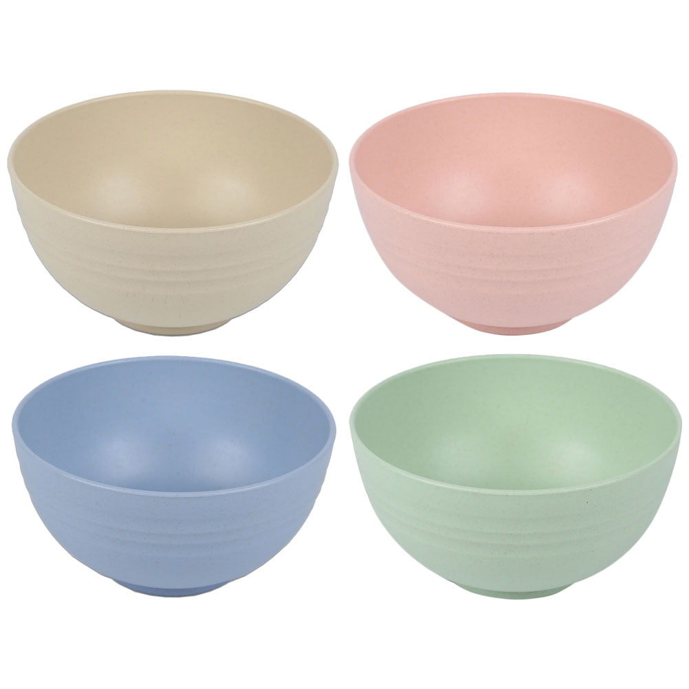 Troglfold small cereal bowls 4pcs Unbreakable Reusable Bowls Serving ...