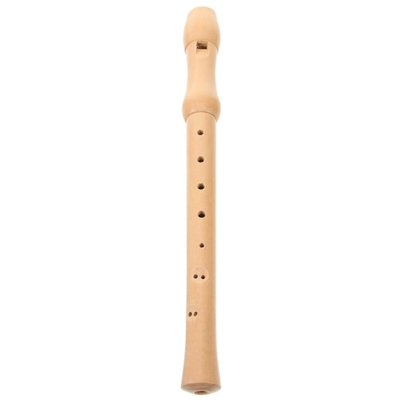 Troglfold soprano recorder ABS Soprano Recorder 8 Hole Clarinet, Transparent Beginner Beige,12.95"X1.18"X1.18"