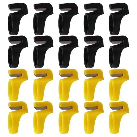 Troglfold thread cutter Yarn Thread Cutter Rings - 20pcs Quilting Sewing Finger Rings,1.18"X0.67"X0.67"