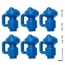 Troglfold trampoline parts 1 Set of Professional Trampoline Replacements Wear-resistant Rod Covers Plastic Trampoline Parts,4.33"X2.95"X0.59"