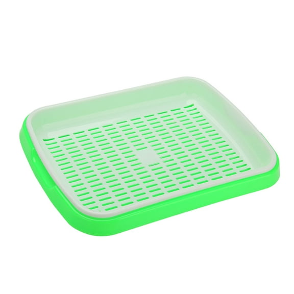 Troglfold tray Seed Sprouter Tray Microgreen Growing Kit Kitchen Green,13.78"X10.24"X1.97"