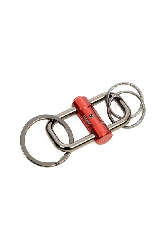 Troika 2-Way Quick Release Keychain in Red