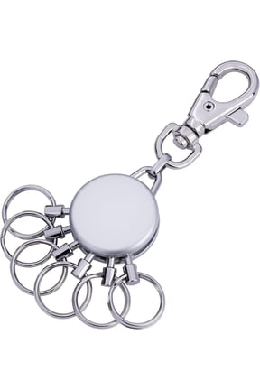 Troika Basic MT Quick Release Keychain- the ingenious key organizer-Mat Chrome