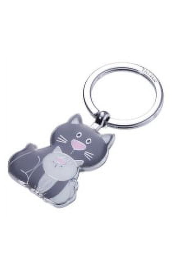 Cat & Kitty Keyring KR1804GY