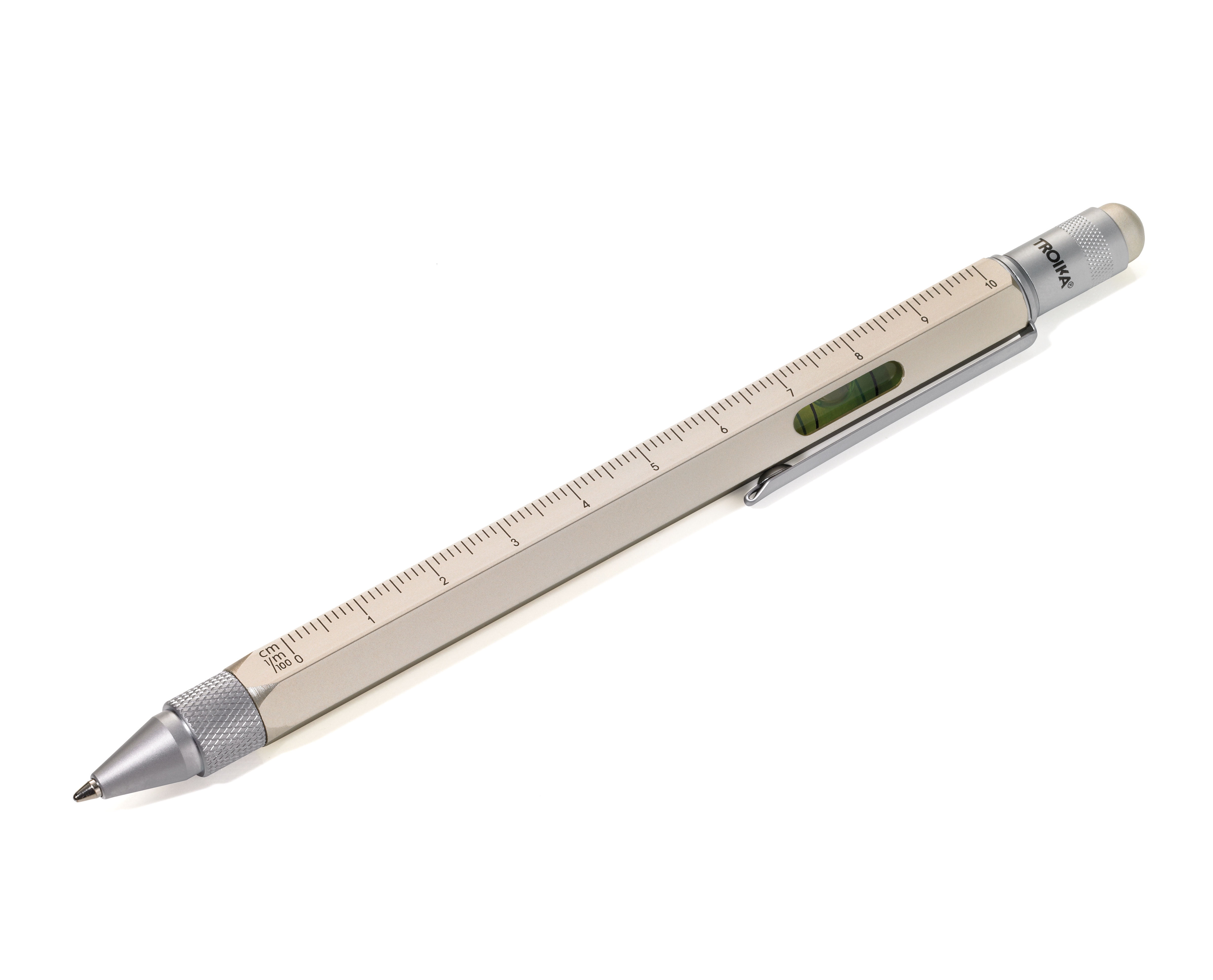 Troika Construction Metallic Gold Ballpoint Pen