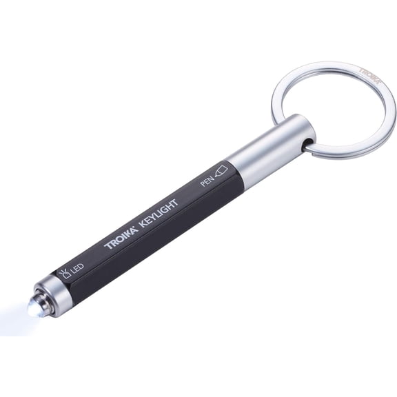 Troika KEYLIGHT  KYL25/BK  Keyring with torch and micro ballpoint pen CONSTRUCTION  white LED light