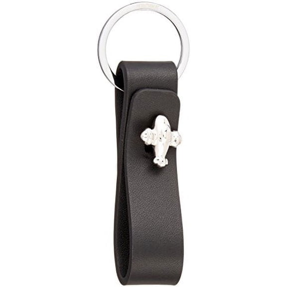 Troika Mr. Elegant Aeroplane Leather Cufflink Keyring (KR1261LE)