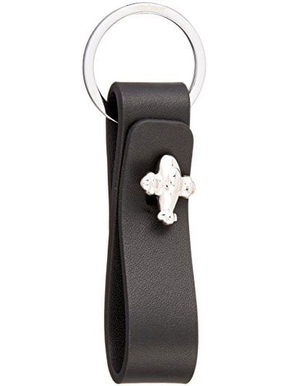 Mr. Elegant Aeroplane Leather Cufflink Keyring (KR1261LE)