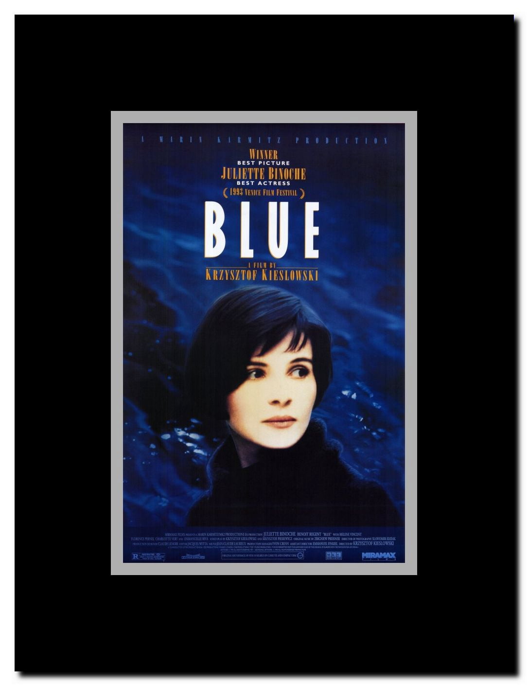 Trois Couleurs: Bleu Framed Movie Poster