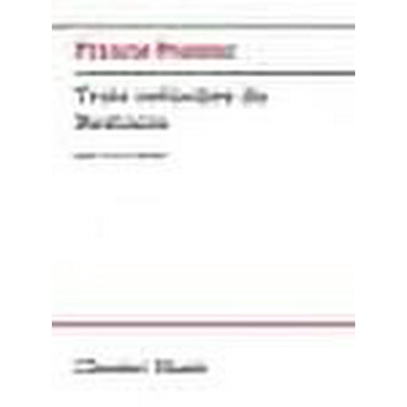 Trois Melodies du Bestiaire: for Voice and Piano
