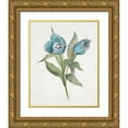 thumbnail image 1 of Troise Heidel, Theresa 12x14 Gold Ornate Wood Framed with Double Matting Museum Art Print Titled - Blue Tulip Picks I, 1 of 4