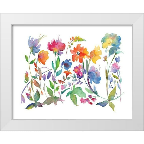 Troise Heidel, Theresa 14x12 White Modern Wood Framed Museum Art Print Titled - Sweet Emotions II
