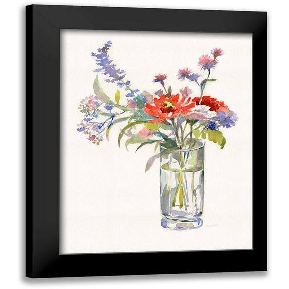 Troise Heidel, Theresa 15x18 Black Modern Framed Museum Art Print Titled - Garden Party I