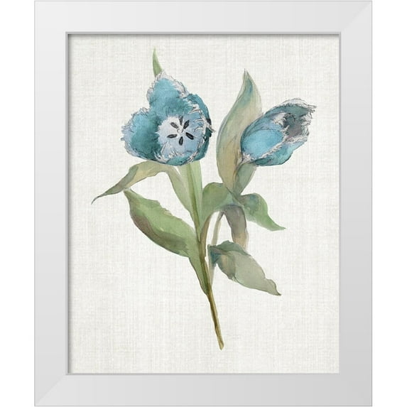 Troise Heidel, Theresa 15x18 White Modern Wood Framed Museum Art Print Titled - Blue Tulip Picks I