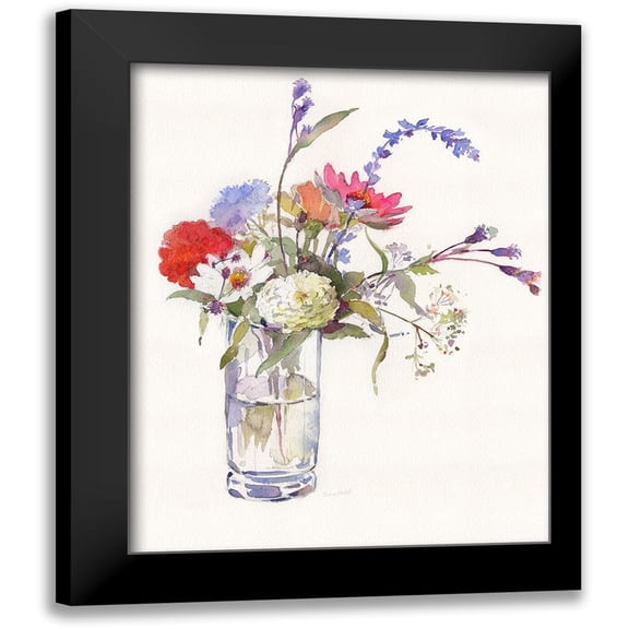 Troise Heidel, Theresa 20x24 Black Modern Framed Museum Art Print Titled - Garden Party III