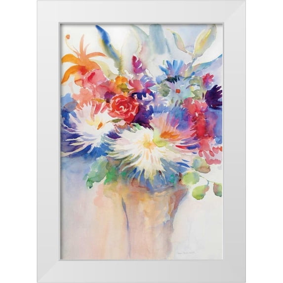Troise Heidel, Theresa 23x32 White Modern Wood Framed Museum Art Print Titled - Impromptu Party I