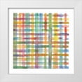 thumbnail image 1 of Troise Heidel, Theresa 26x26 White Modern Wood Framed Museum Art Print Titled - Plaid II, 1 of 4