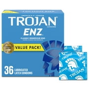 Trojan ENZ Lubricated Condoms, 36 Count Value Pack