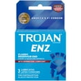 thumbnail image 1 of Trojan ENZ Spermicidal Condoms, 3ct, 1 of 7