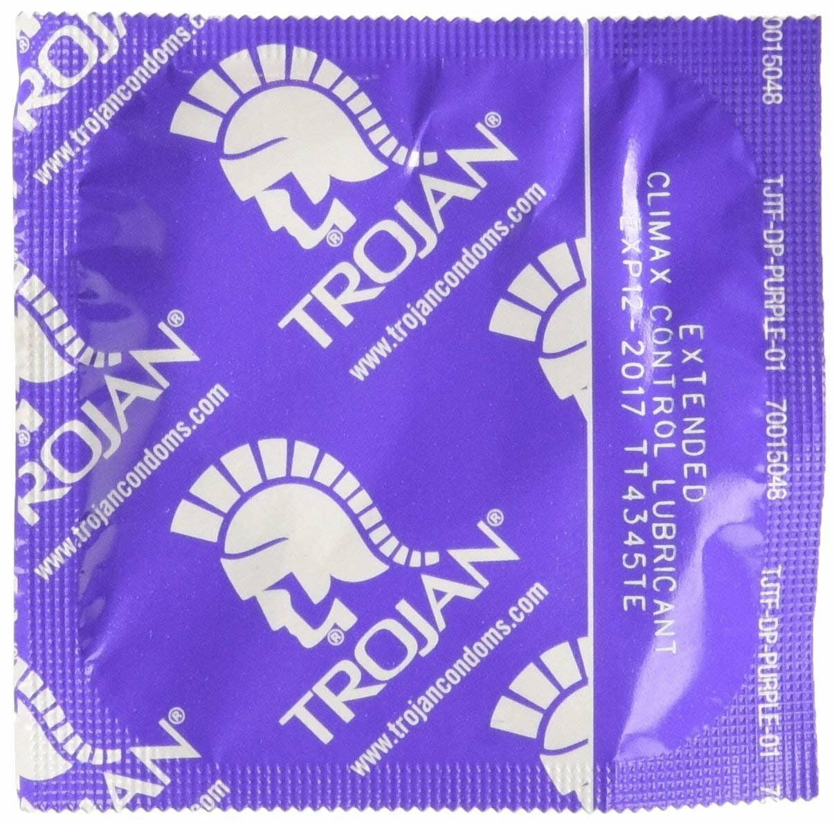 Trojan Extended Climax Control Lubricated Condoms, 12ct, 2-Pack ...