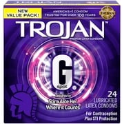Trojan G. Spot Premium Lubricated Condoms - 24 count