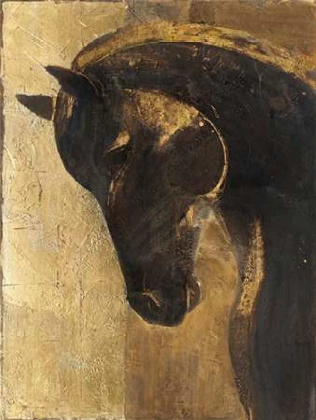 Trojan Horse II Gold Canvas Art - Albena Hristova (22 x 28)